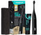 happybrush [Testsieger*] Elektrische Zahnbürste ECO VIBE 3 Starterset - Schallzahnbürste mit 6 Wochen Power-Akku inkl. Aktivkohle Zahnpasta, Reiseetui schwarz, von Zahnexperten empfohlen