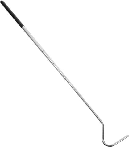 GANAZONO Einziehbarer Reptilienhaken Aus Edelstahl Professionelles Werkzeug Für Schlangenfänger Tragbar Und Teleskopierbar Für Terrarien Sichere Handhabung Von Schlangen