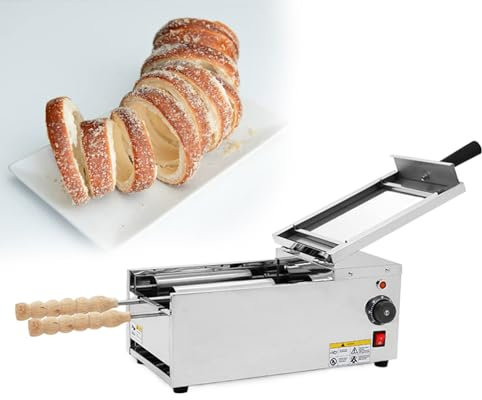 GESAIDES Macchina per Cake Pop Ungheresi, Macchina per Ciambelle, Forno per Ciambelle, Forno per Pane, Forno per Gelato Croccante, per Cake Pop e Panini a Camino.