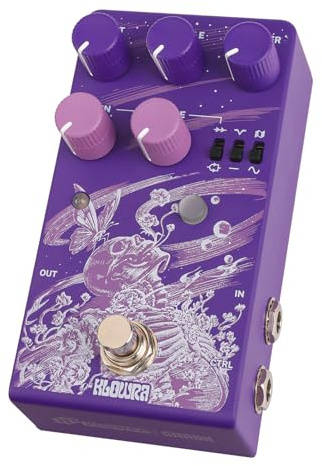 Klowra Gnash Pedal de efectos de guitarra de distorsión analógica