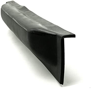 Stegfender gerade 50x7x10cm Schwarz
