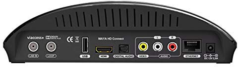Maya HD Connect - Récepteur Satellite HD connecté avec Wi-FI intégré et afficheur, labellisé FRANSAT