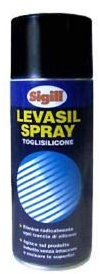 Sigill - Levasil Spray Rimuovi Silicone, Bombola 400 ml, Solubilizza Silicone Fresco e Indurito, Non Aggredisce Vetro, Acciaio, Ceramica e Alluminio, Per Serramentisti, Falegnami e Autoriparatori