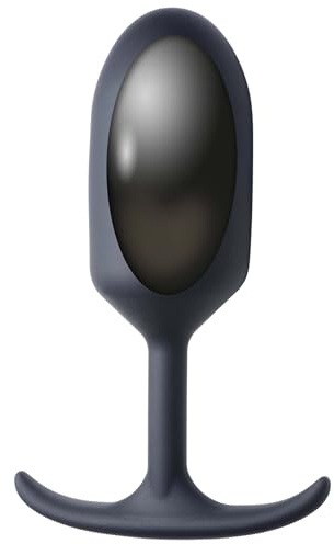 Heavy Hitters Premium Silicone Weighted Anal Plug - Extra Large, Black