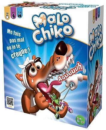 BeBlip – Malo Chiko – für Kinder ab 4 Jahren – Der Wolf hat Alles gegessen und Gegenstände stecken in seinem Mund, Macht Dich Nicht knirscht – für 2 bis 4 Spieler