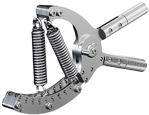 Griffkrafttrainer, Handgelenk- und Unterarm-Handtrainer, Einstellbarer Widerstand 44-360 Pfund, 304 Edelstahl, Handtrainer für den Muskelaufbau