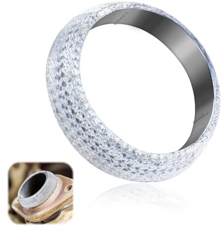 65mm Car Exhaust Gasket, Exhaust Manifold Gasket Exhaust Donut Gasket Exhaust Flange Gasket Exhaust Muffler Sealer, Preventing leaks and noise