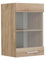 Vicco Küchenglashängeschrank R-Line, Glashängeschrank, Sonoma, 40 cm