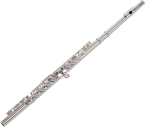 LABLADUO Flöjt, flöjtsats 16 hål stängt hål flöjt C nyckelflöjter cupronickel vindinstrument musikinstrument tygstång handskar skruvmejsel mellanflöjt