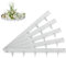 YRHome 5m Verzinkte Rasenkante Metall 16cm Hohe Beeteinfassung Flexible Beetumrandung und Mähkante Rostfeste Wetterfest Gartenpalisade für Rasenbegrenzung Hof und Wege Einfache Montage (Natur)