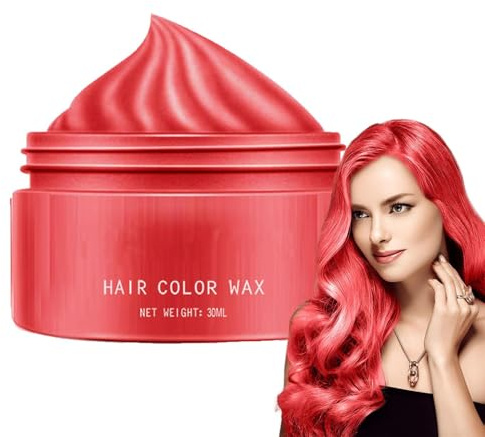 Cera para Cabello de Color,Cera de Coloración Capilar 30ml - Crema Estilizadora Unisex Lavable Para Peinado De Fiesta Y Carnaval