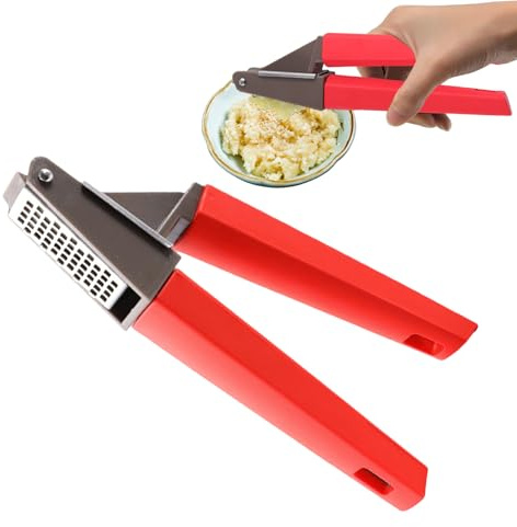 Presse Ail,Concasseur de Gingembre avec Bonne Prise en Main - Ustensile de cuisine manuel pour presse-gingembre, conçu pour les chefs, le hachage d'oignon, le découpage et le pressage de citron lors d