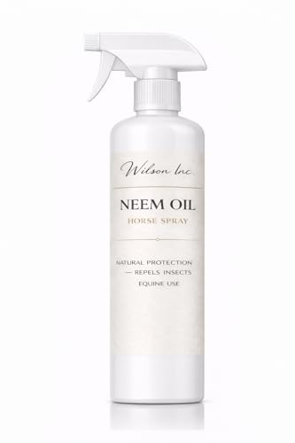 Equine Neem Oil Spray – Premium Ready to Use Neem Oil Mist for Horses – Elegant Daily Care for Horses, Stables & Insect-Prone Areas (250ml)