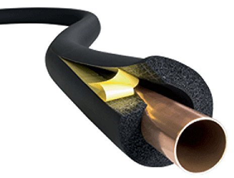 Armaflex Self Seal Pipe Insulation Lagging Black Nitrile Foam Class O 2m-15mm-19mm-Wall