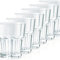 Kerafactum 6 bruchfeste Gläser Becher langlebige Wassergläser aus stabilem Kunststoff Saft Wasser Whisky Glas Partybecher Whiskybecher Trinkbecher Set in echter Glasoptik stapelbar BPA free Tumbler