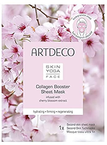 ARTDECO Collagen Booster Sheet Mask - Feuchtigkeitsspendende Tuchmaske, Gesichtsmaske - 1 x 23 ml