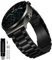 YABZOZ Armband Kompatibel mit Huawei Watch GT 2 Pro, Edelstahl Metall Ersatzarmband für Huawei Watch GT 2 46mm/GT 3 46mm/GT 3 Pro 46mm Armband (Schwarz)