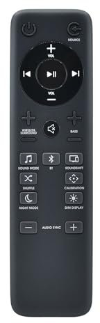 NITVIA Telecomando for JBL Bar 5.1 Sound Bar Sistema di Altoparlanti 4K HD Wireless Home Theater Echo Wall