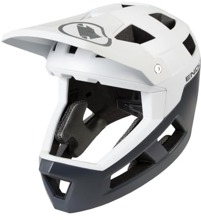 Endura Downhill MTB-Helm SingleTrack Weiß Gr. S/M