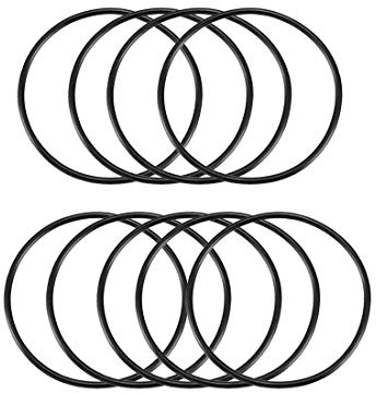 TA-VIGOR 9Pcs Nitrile Rubber O-Rings, 80mm OD 74mm ID 3mm Width Rubber Washers Spacer O-Rings Gasket kit, Metric Sealing Gasket for Hose, Faucet, Automotive, Plumbing