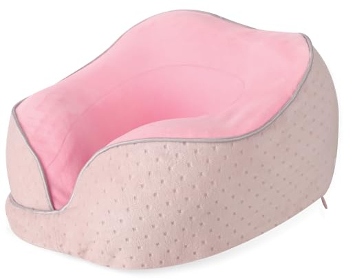 Neck Pillow Airplane Travel Pillow Comfortable Travel Neck Pillow Pink Neck Pillow for Travel U Shape Memory Foam Pillow for Head and Neck Support Portable Travel Pillow for Car Home Office Traveling