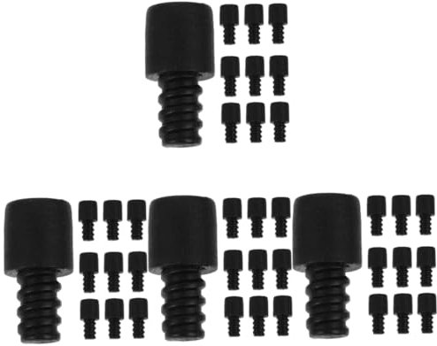 FRCOLOR 40pezzi Adattatori Per Scopino Wc Connettori Auto-bloccanti Compatibili Scopino Facili Installare e Resistenti Accessori Per