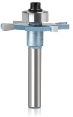 Fraise à bois à queue droite de 6 mm, 1/4 po, 3 pièces, for le nettoyage et la finition des coins et des coins ronds(6x36.7x3mm)