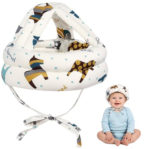 Head Protector, Adjustable Head Circumference 40-53 cm, Safe Helmet for Learning to Walk, Safety Head Protection for Crawling and Outdoor Activities