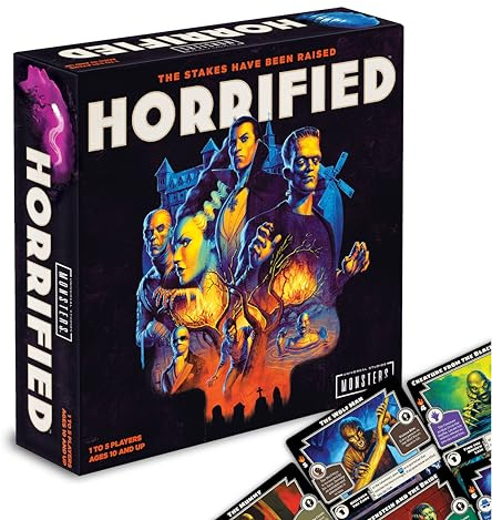 Ravensburger Horrified Games - Universal Monsters - Strategy Board Game - Boost Critical Thinking & Teamwork - Cooperative Gameplay - Unique Monster Challenges - 1 to 5 Players - Adults & Kids 10+