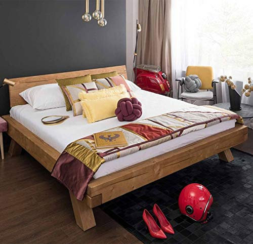 Froschkönig24 Balkenbett 180x200cm Natur