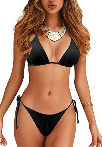JFAN Bikini, tryckt, sexig, utan rygg, mycket stretchig, leopardmönstrad, delad baddräkt för kvinnor