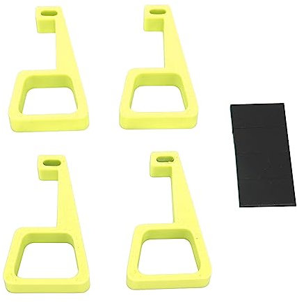 Soporte Horizontal para Consola de Juegos de 4 Piezas, Soporte de Elevación de Consola de Pies de Enfriamiento Antideslizante, Pies Simples para Pro (Amarillo)
