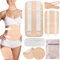 7 Pcs Castor Oil Pack Wrap with Flannel Cloth, Organic Cotton Castor Oil Pack Kit for Knee Wasit Breast and Neck, Castor Oil Compress Pads with Adjustable Elastic Straps (Oil Not Included)