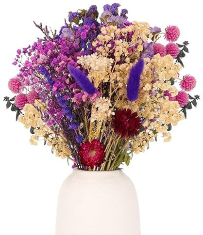 Trockenblumen-Set, 30 Stück, 11 Arten, Dekorative Trockenpflanzen