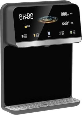 Dispensador de Agua Fria y Caliente de Pared, 2200 W, Enfriador de Agua para Oficina con Pantalla Táctil y Ajuste de Temperatura, Ideal para el Hogar o la Oficina