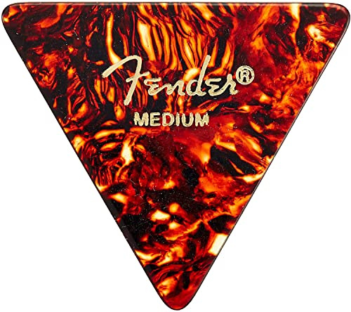 Fender 355 Shape Guitar Picks, Medium, 12 Pack, Shell