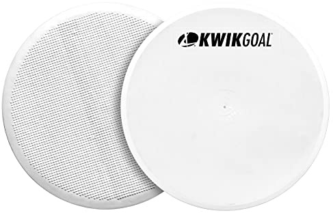 Kwik Goal Flat Round Marker (Pack of 10), White