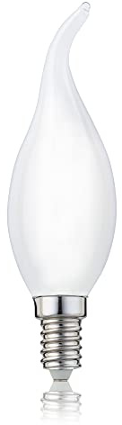 Hellum LED-glödtrådslampa C35, E14, 2,2 W, motsvarar 25 watt, 250 lumen, matt, varmvit 2700 K, 330° strålvinkel, 25 000 timmar, inomhus och utanför, 2 W, klar, 207408