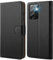 HOOMIL MagFlip Series Funda Samsung Galaxy S21 Ultra 6,8 Pulgadas, Carcasa Cuero Premium - Negro