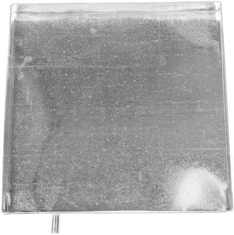 DOITOOL Air Conditioner Drain Pan 17.32X15.75 Inch Galvanized Metal Ac Drip Tray Portable Water Catch Pan for Indoor Outdoor Use Floor Leak Protection