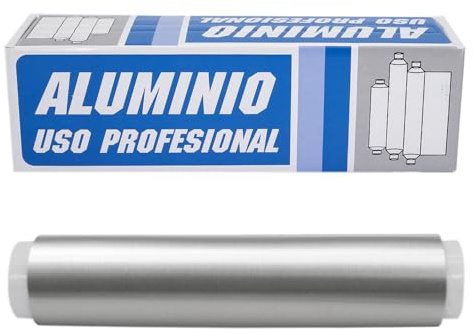 Zenic | Papier Aluminium Alimentaire Professionnel | 30 cm de Large et 1,1 kg | Grande Largeur | De Qualité Commerciale Extra-Épaisse et Durable Idéale pour la Restauration