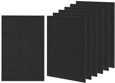 JEYORZY 6 Piezas Fieltro Adhesivo Muebles,Protector Patas Sillas,Almohadillas de Fieltro Autoadhesivas,Protectores Patas Sillas,Corta Cualquier Forma,para Patas de Mesa,Sillas,Muebles y Suelo(Gris)