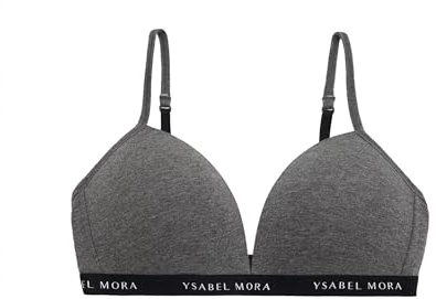 Ysabel Mora - Soutien-Gorge Jeune Coton sans Armature Confort Douceur Quotidien Ajustement Parfait Support Naturel Peau Sensible Mouvement Libre 95% Coton 5% Élasthanne