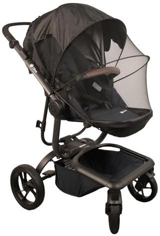 EZIMOOV - Habillage Pluie 3-en-1 Universel pour Poussette | Compatible poussettes, nacelles et sièges auto, Protection UPF 50+, Moustiquaire intégrée, 47% de matériaux recyclés