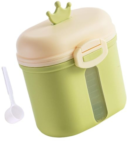 Babynahrungsspender für unterwegs, – Babynahrungsbehälter Formelbehälter Milchspender Reisenahrungsspender, doppelschichtiger Milchpulverbehälter Pulvernahrungsspender mit, Löffel | Multipurpose Outd