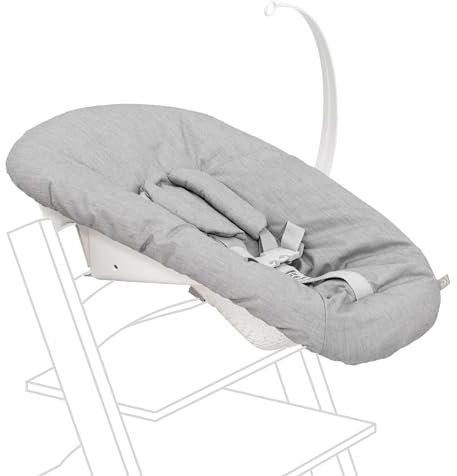 Tripp Trapp Newborn Set, Grey - Convert the Tripp Trapp Chair into Infant Seat for Newborns up to 9 kg - Cosy, Safe & Simple to Use - Compatible with Tripp Trapp Models After May 2003