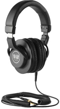 512 Audio Academy Over-Ear, Closed-Back Studio Monitor Headphones for Recording, Podcasting or Broadcasting