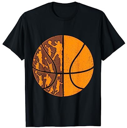 Basketball Geschenkidee Streetball Herren Kinder Jungen Trainer T-Shirt