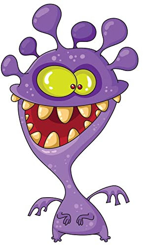 10x Stronghold Fantasyauflage - Monster V - 42 x 59 cm - wasserabweisend/reißfest, Zielscheibe, Ziel aus Papier für Pfeil und Bogen