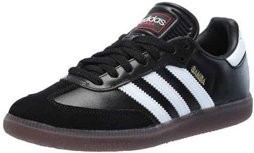 adidas unisex-barn Samba inomhus fotbollsskor fotbollssko, Svart/svart/kol, 6 Women/7 Men